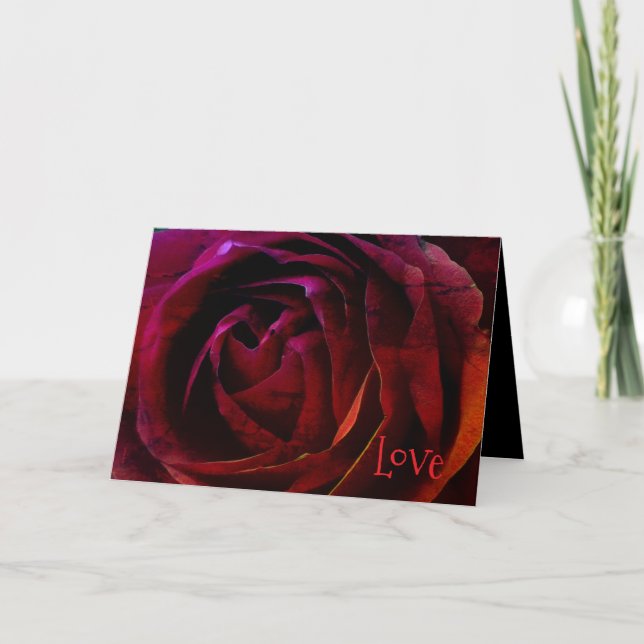 *'Rose Red' - Love Does card (Front)