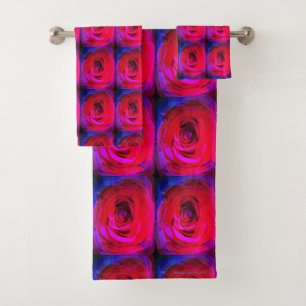 Rose Red Miami,  Bath Towel Set