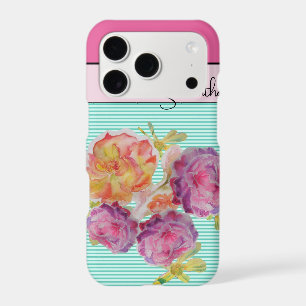 Rose Red pink Watercolor Roses floral Flower Phone