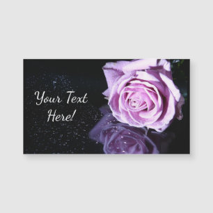 Rose Reflection Magnetic Business Card