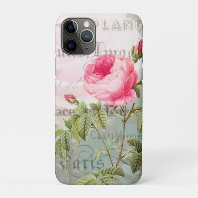 Rose Romantic iPhone 11 Pro Case-Mate iPhone Case (Back)