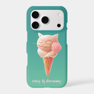 Rose Romantique : Cône de Glace Miss Meow Rose Cla