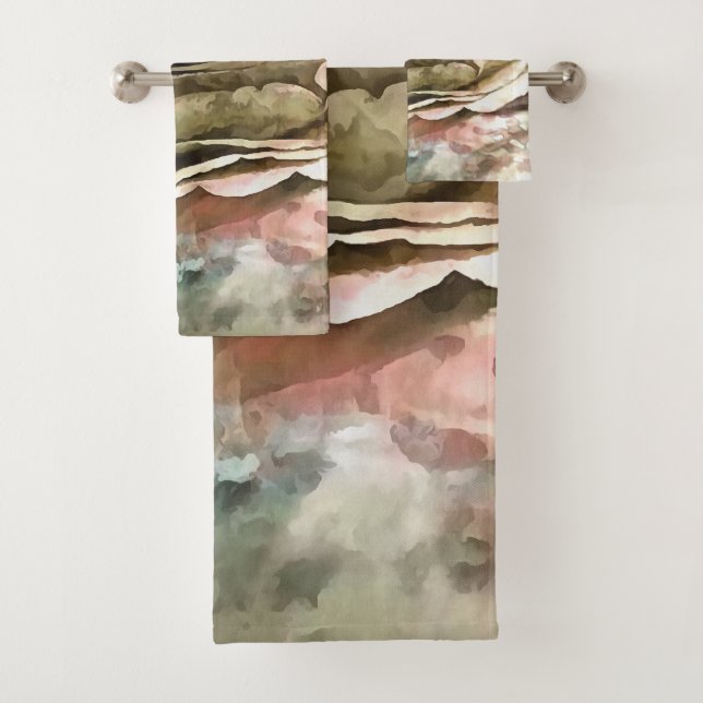 Rose romantique corail et gris (En situation)