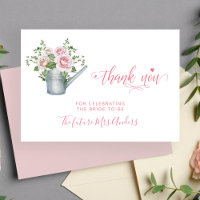 Rose rose élégante douche nuptiale merci