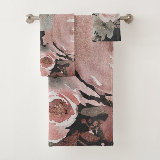 Rose Rose Glitter Roses Dark Floral Glam Elegant (En situation)