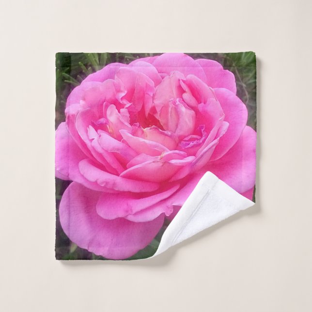 Rose rose 'Léonard de Vinci' (Gant de toilette)
