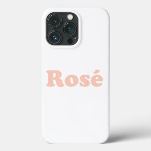 "Rose" Rose light pink letters iPhone 13 Pro Case