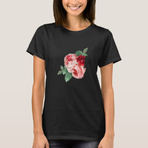 Rose Rose  Motif Flowers Watercolour T-Shirt