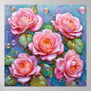 🌸 Rose Rose Pâle Décoration Élégante de Maison Fl