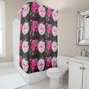 Rose Rose rose Fleurs Floral Douche Rideau