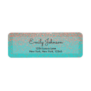 Rose Rose Rose Gold Faux Parties scintillant Étinc