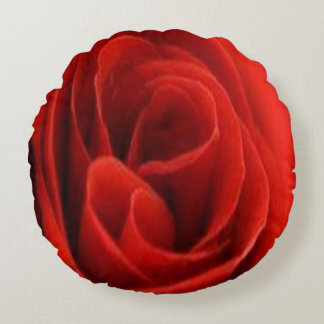 rose rose round pillow