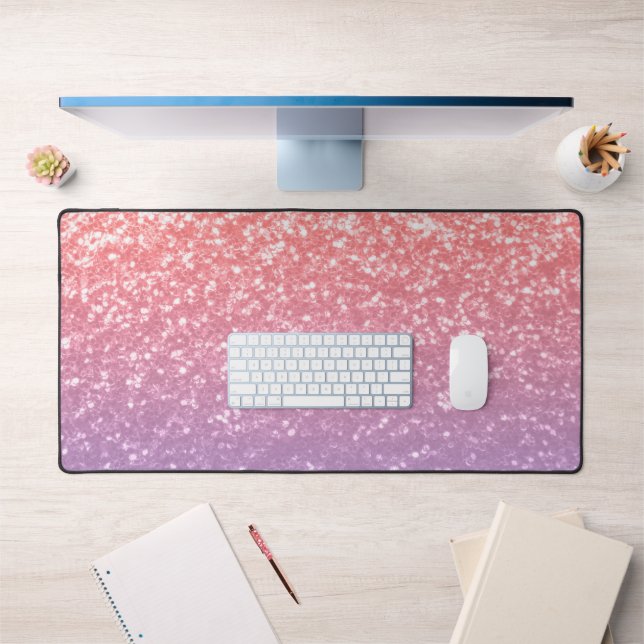Rose rose violet lavande faux pétille parties scin (Bureau 1)