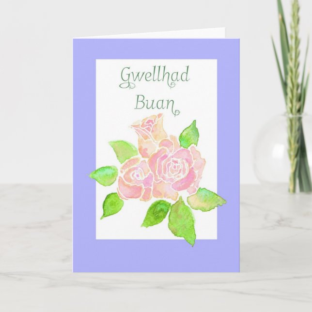 Rose Roses Obtenir Bonne Carte : Salutation galloi (Devant)