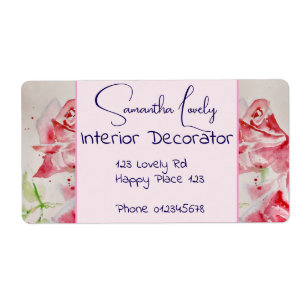 Rose rouge Aquarelle Roses heureux Anniversaire Ca