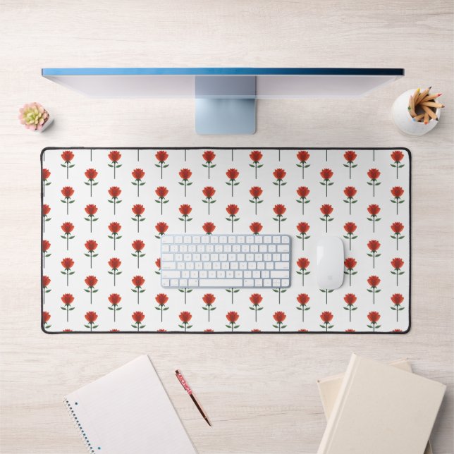 Rose rouge intemporelle (Bureau 1)