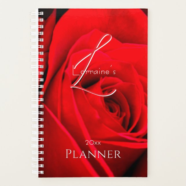 Rose rouge romantique (Devant)