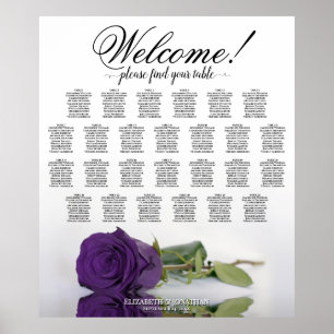 Rose royal violet 26 Tableau Mariage