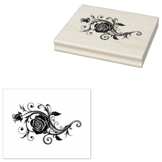 Rose Rubber Stamp