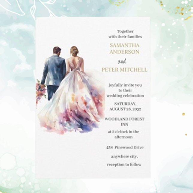 Rose rustique Boho Floral mariage thème invitation (Invite loved ones to your special day with our Rustic Rose Boho Floral wedding invitations )