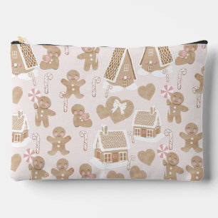 Rose! Sac de lavage de maquillage de Noël pour fil