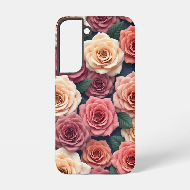 Rose Samsung Galaxy coque (Verso)