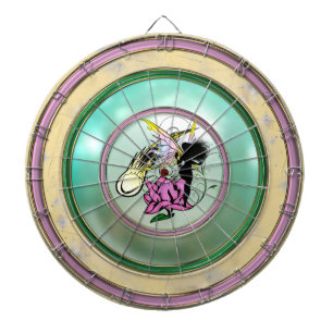 Rose Shadow Fairy Dartboard