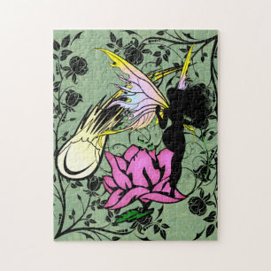 Rose Shadow Fairy Jigsaw Puzzle