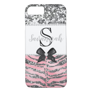 Rose Silver Glitter Elegant Favour Box Case-Mate iPhone Case