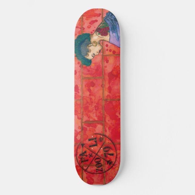 Rose Skateboard (Front)