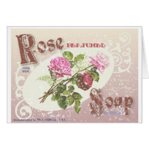 Rose Soap- distressed