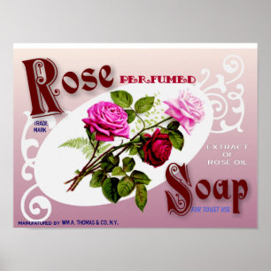 Rose Soap Poster