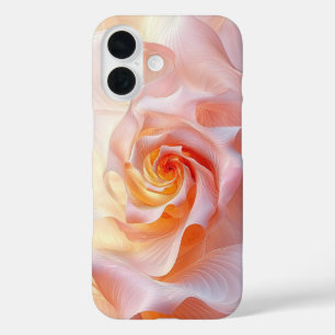 Rose Spiral Bloom iPhone 16 Case