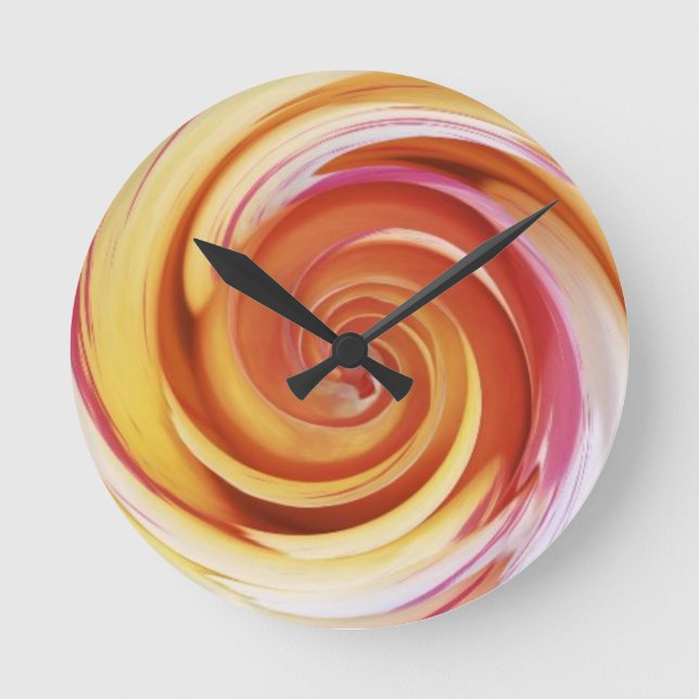 Rose Spiral Clock (Front)