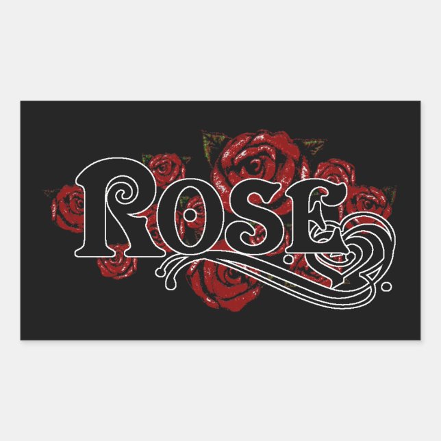 ROSE STICKER (Front)