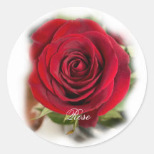 Rose Sticker Envelope Seals