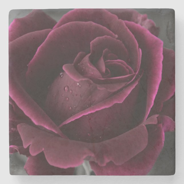 Rose Stone Coaster (Front)