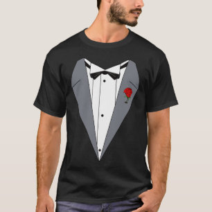 Rose Suit  Don s Tuxedo T-Shirt