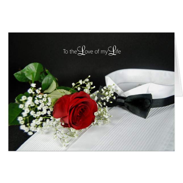 rose sur tuxedo chemise romance (Devant horizontal)