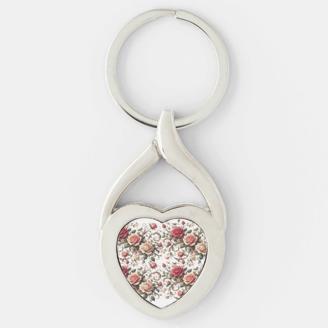Rose Symphony Keychain (Front)
