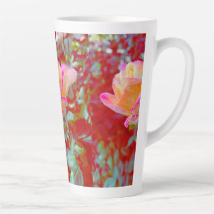 Rose Tall Latte Mug