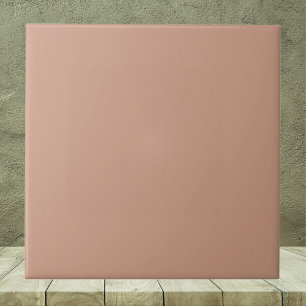 Rose Tan Solid Colour Tile