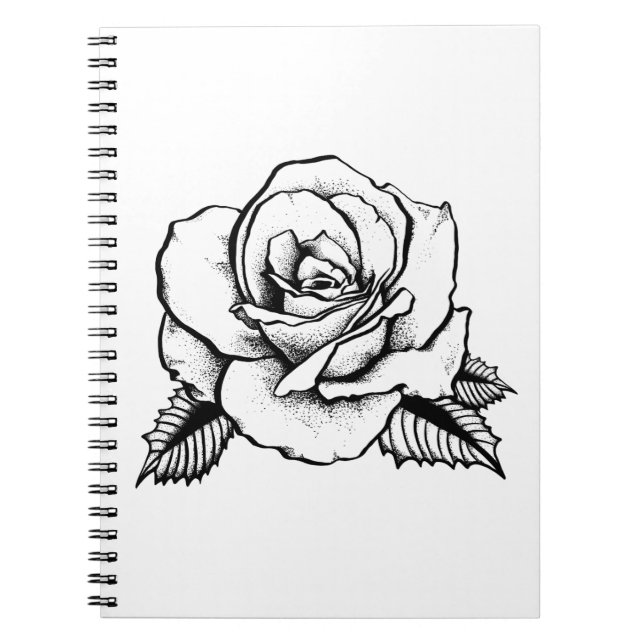 rose tattoo notebook (Front)
