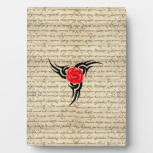 Rose Tattoo Plaque