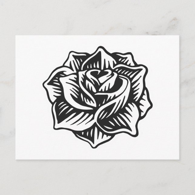 Rose Tattoo Postcard (Front)