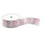 Rose Teacups Pink and White Satin Ribbon