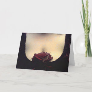 Rose Thanks Thank You Card