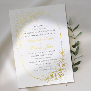 Rose Theme Treasured White Formal Classic Wedding