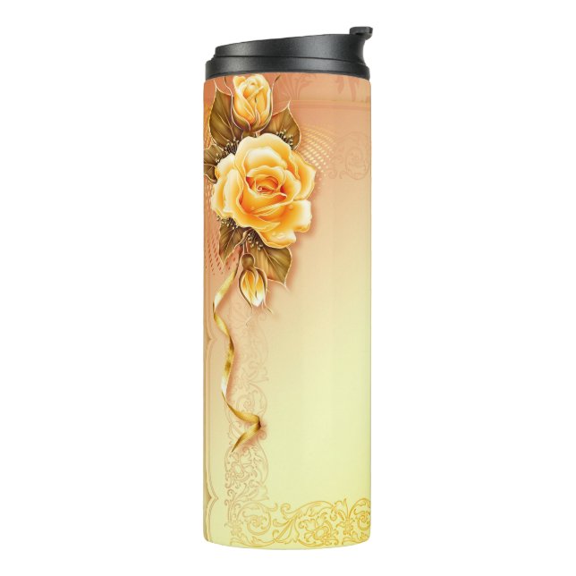 Rose-Thermal Tumbler (Rotated Left)