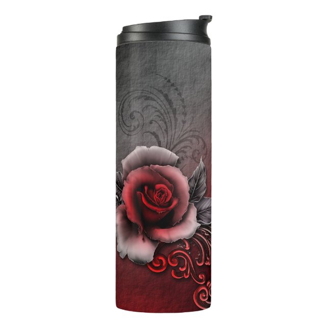 Rose -Thermal Tumbler (Rotated Left)